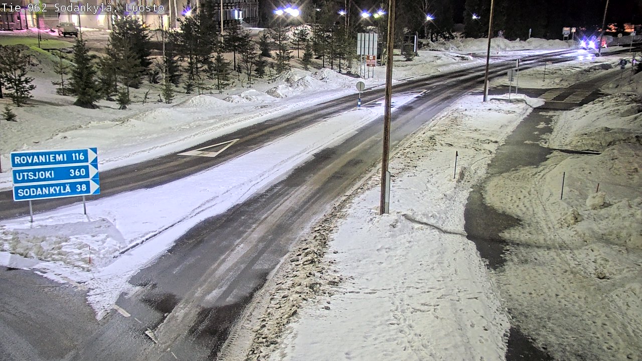 Kelikamerat Kuva Tie 962 Sodankylä, Luosto, Sodankylä, Lappi
