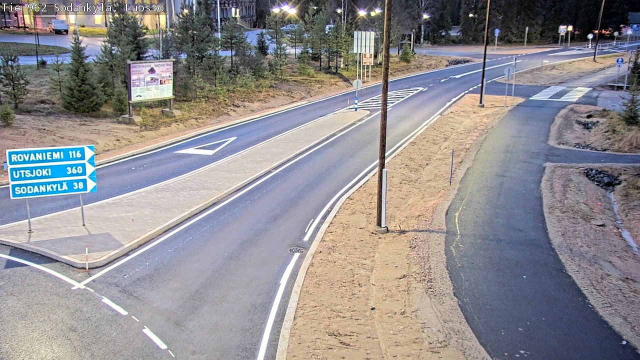 Kelikamerat Kuva Tie 962 Sodankylä, Luosto, Sodankylä, Lappi