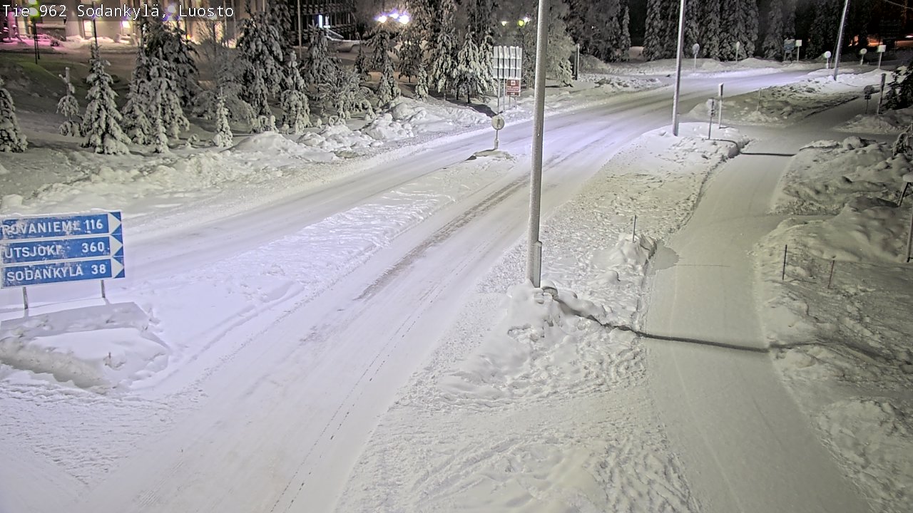 Kelikamerat Kuva Tie 962 Sodankylä, Luosto, Sodankylä, Lappi