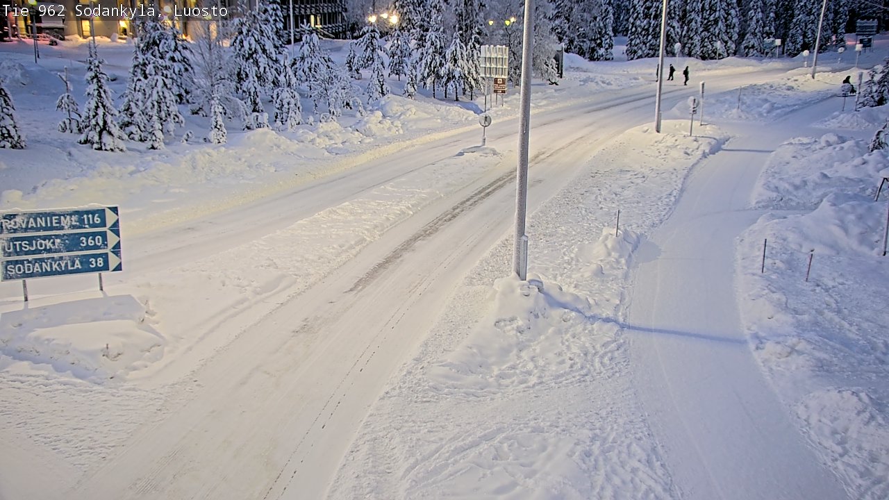 Kelikamerat Kuva Tie 962 Sodankylä, Luosto, Sodankylä, Lappi