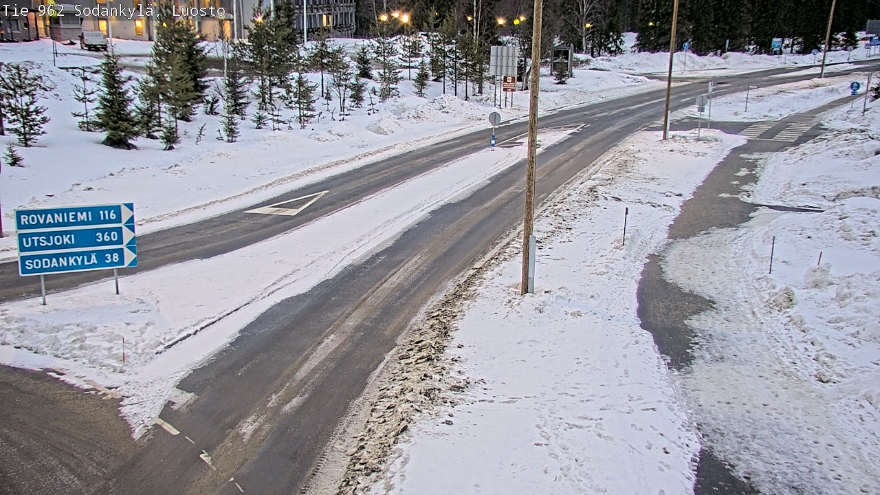 Kelikamerat Kuva Tie 962 Sodankylä, Luosto, Sodankylä, Lappi