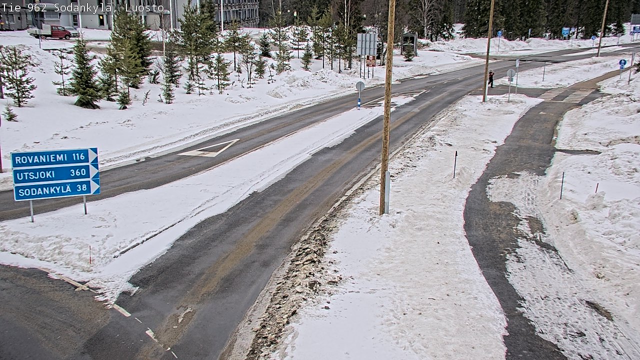 Weather Camera Image Road 962 Sodankylä, Luosto, Sodankylä, Lappi
