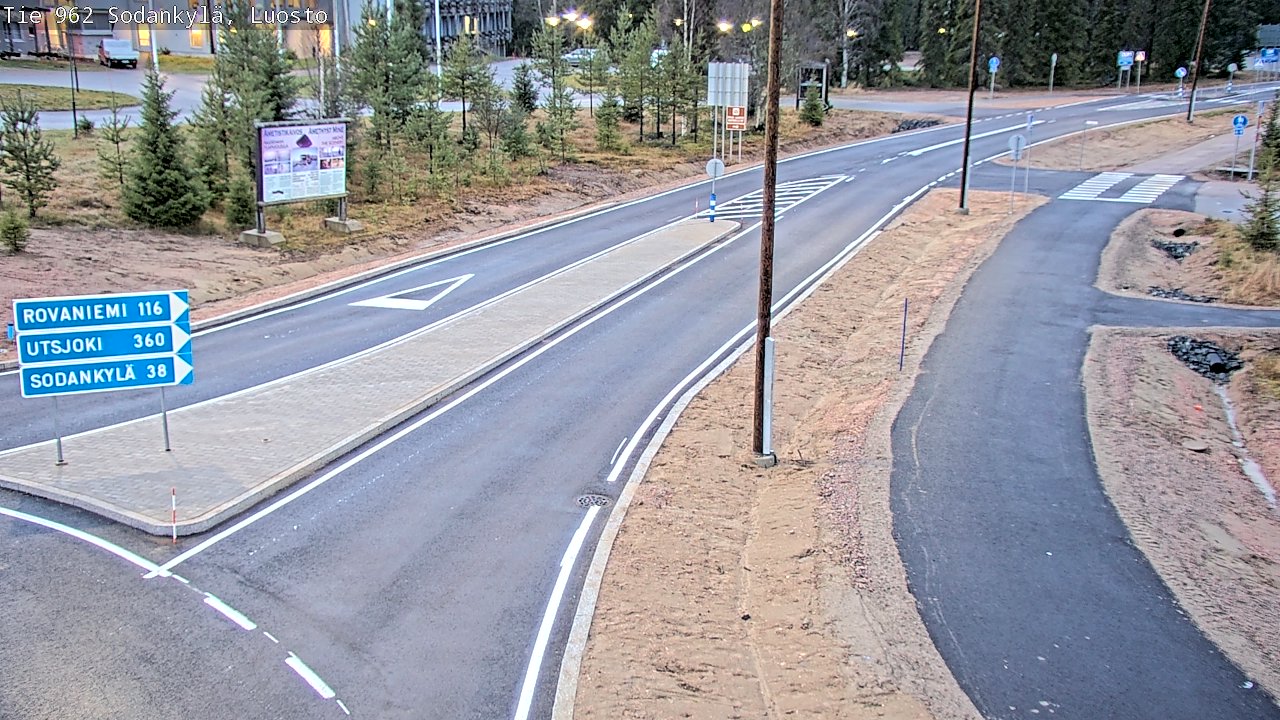 Kelikamerat Kuva Tie 962 Sodankylä, Luosto, Sodankylä, Lappi