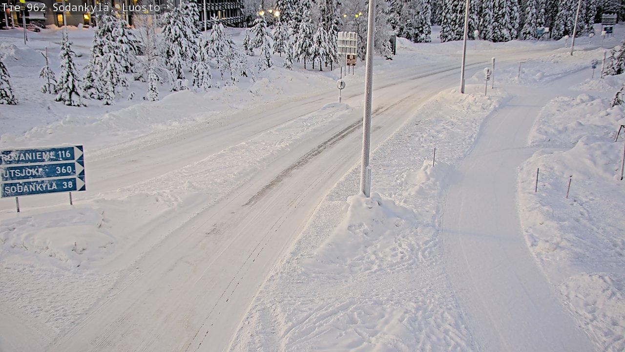 Kelikamerat Kuva Tie 962 Sodankylä, Luosto, Sodankylä, Lappi