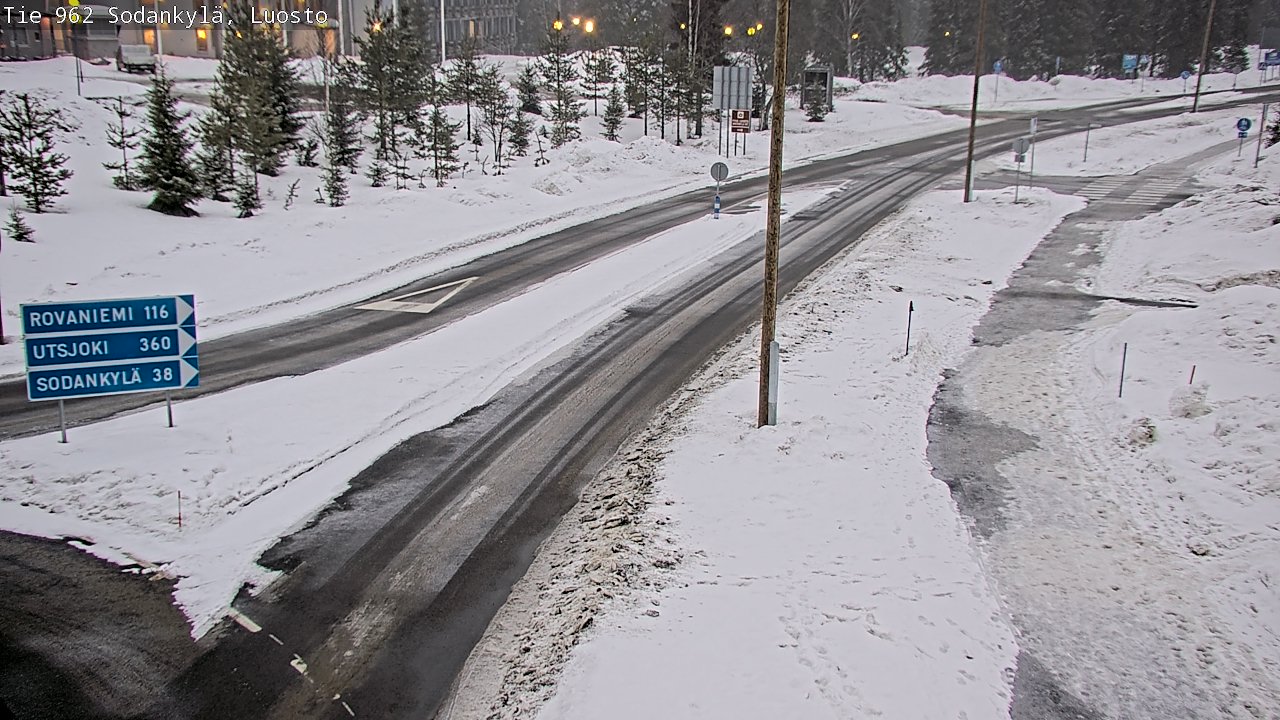 Kelikamerat Kuva Tie 962 Sodankylä, Luosto, Sodankylä, Lappi