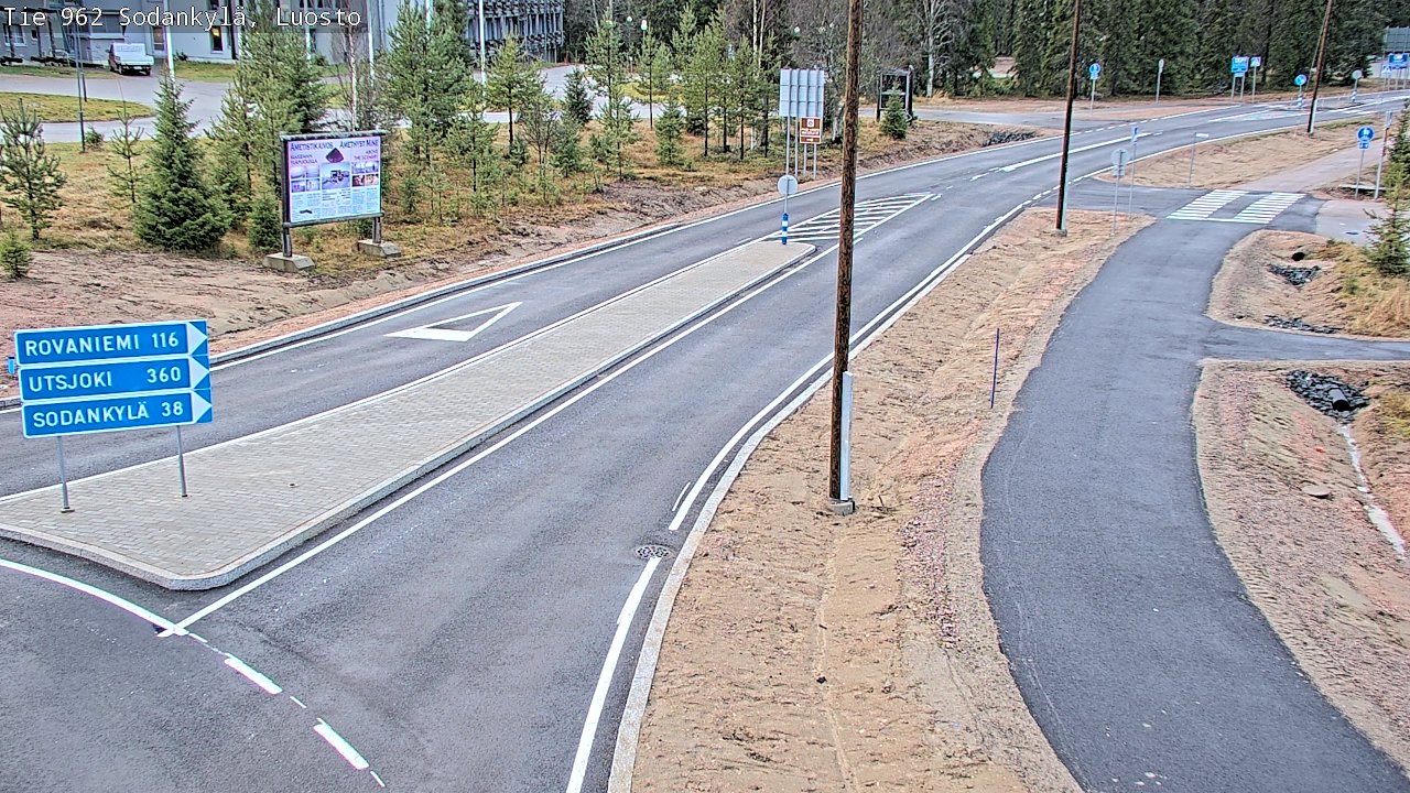 Kelikamerat Kuva Tie 962 Sodankylä, Luosto, Sodankylä, Lappi