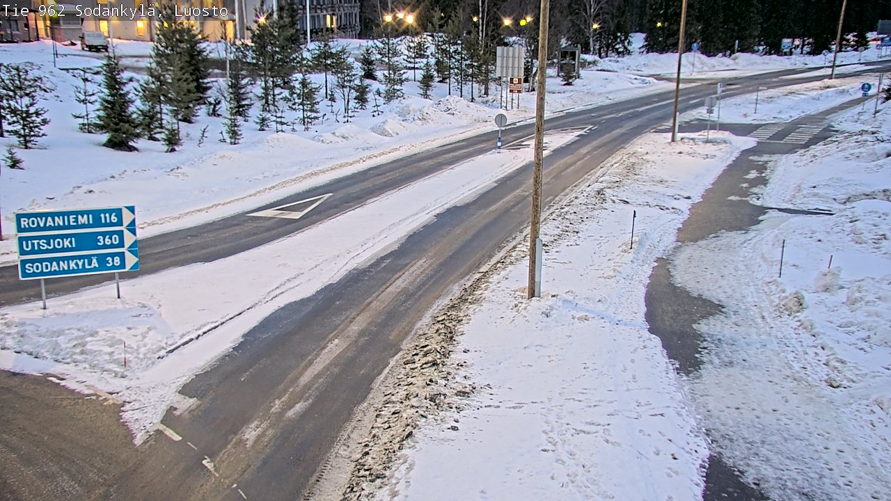 Kelikamerat Kuva Tie 962 Sodankylä, Luosto, Sodankylä, Lappi