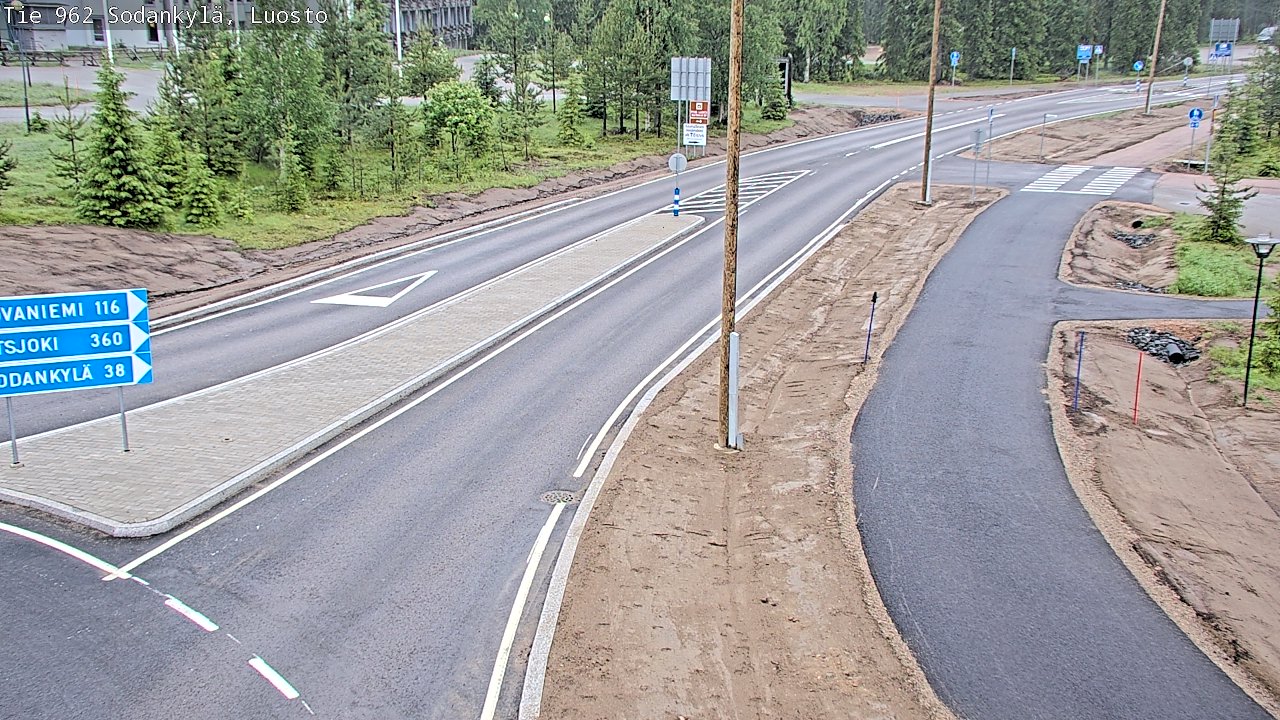 Kelikamerat Kuva Tie 962 Sodankylä, Luosto, Sodankylä, Lappi