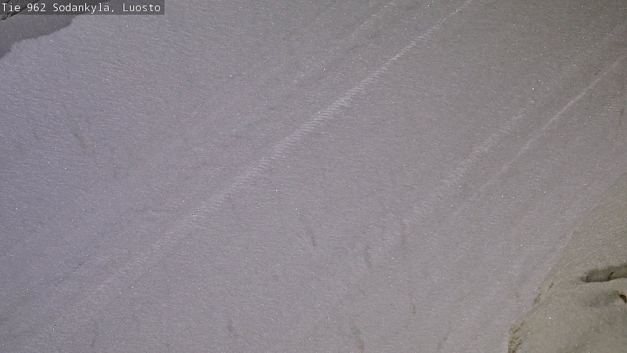 Weather Camera Image Väg 962 Sodankylä, Luosto, Sodankylä, Lappi