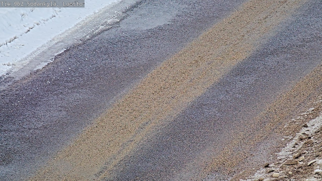 Weather Camera Image Väg 962 Sodankylä, Luosto, Sodankylä, Lappi