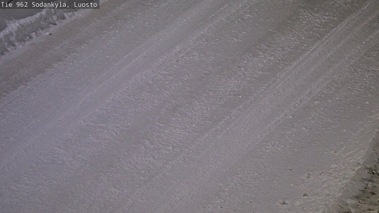 Weather Camera Image Väg 962 Sodankylä, Luosto, Sodankylä, Lappi