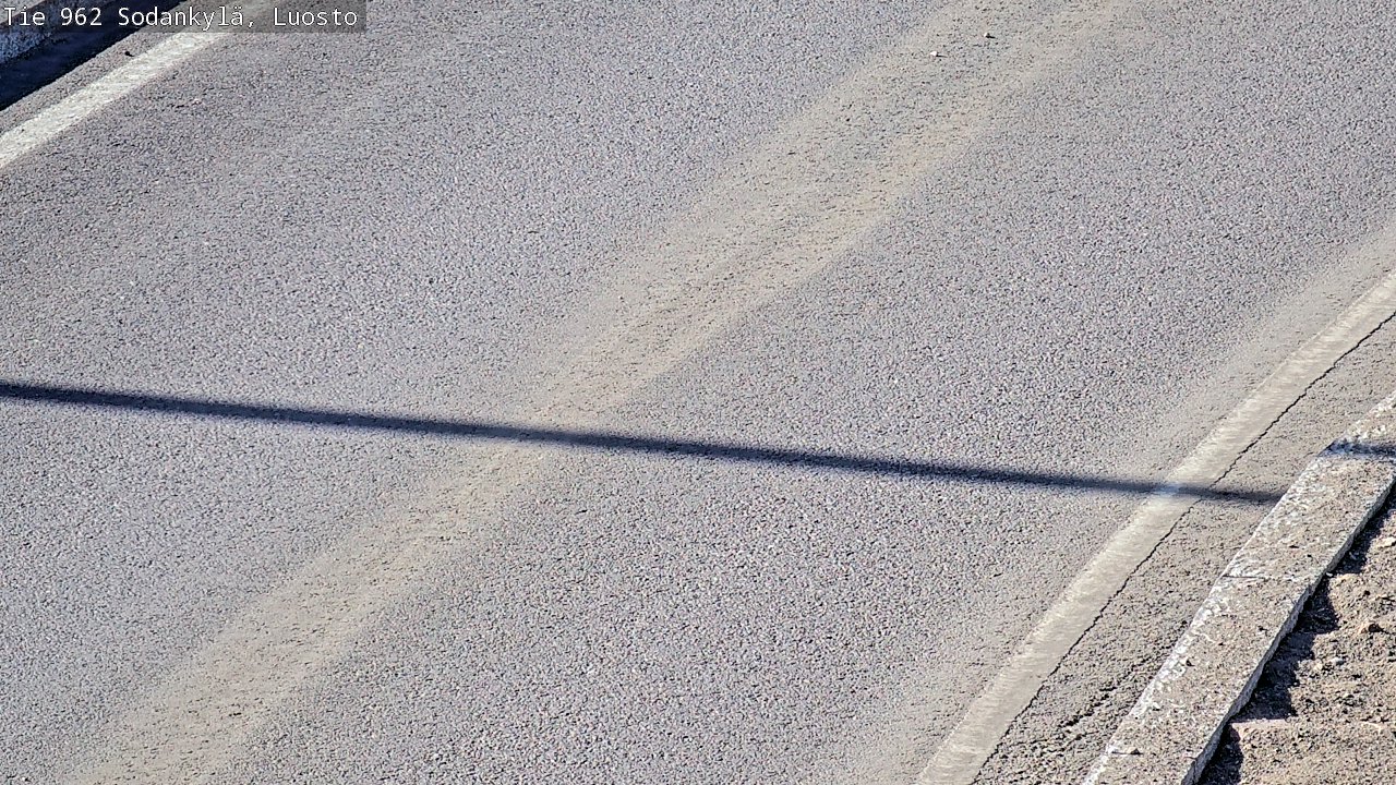 Weather Camera Image Väg 962 Sodankylä, Luosto, Sodankylä, Lappi