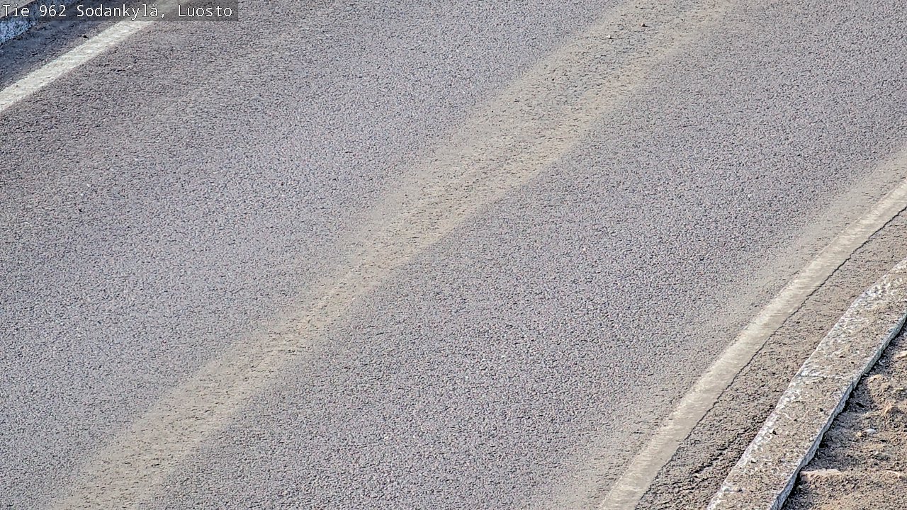 Weather Camera Image Väg 962 Sodankylä, Luosto, Sodankylä, Lappi