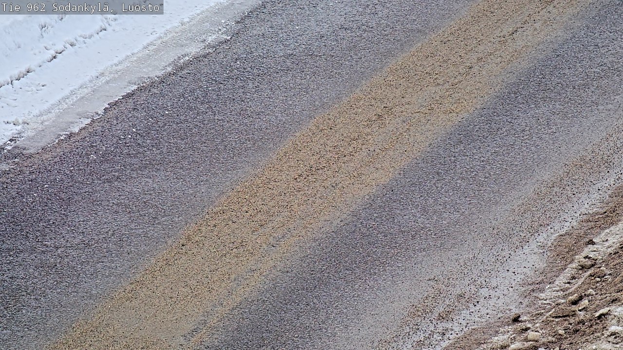 Weather Camera Image Väg 962 Sodankylä, Luosto, Sodankylä, Lappi