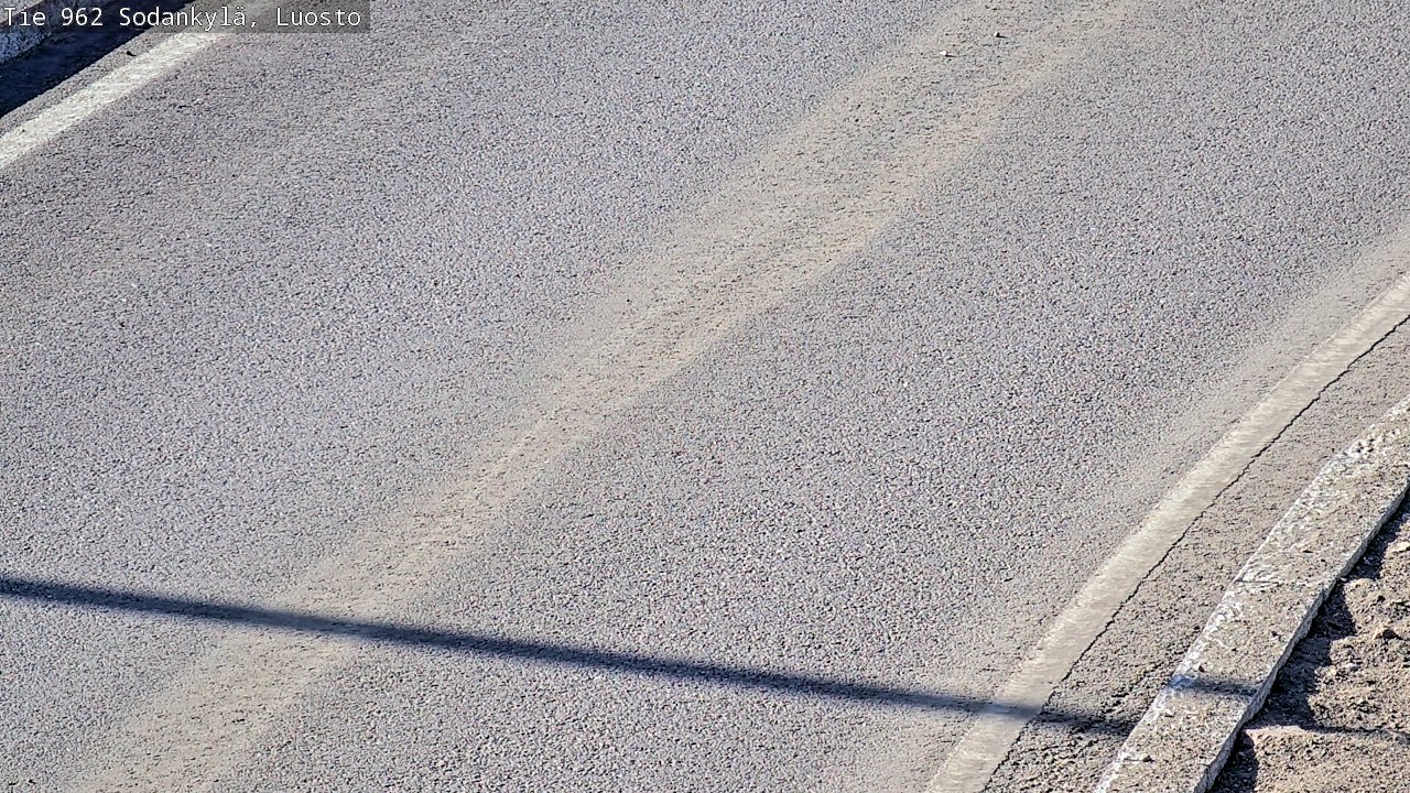 Weather Camera Image Väg 962 Sodankylä, Luosto, Sodankylä, Lappi