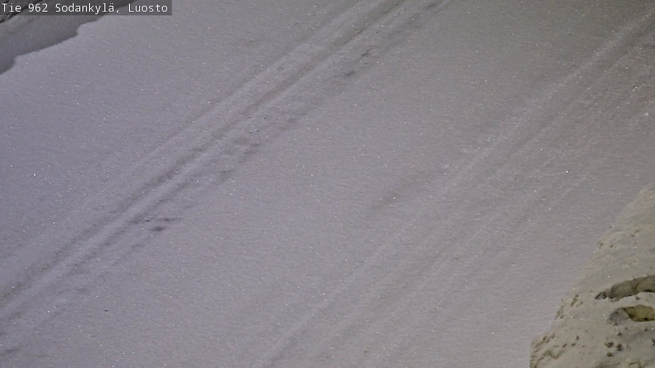 Weather Camera Image Väg 962 Sodankylä, Luosto, Sodankylä, Lappi