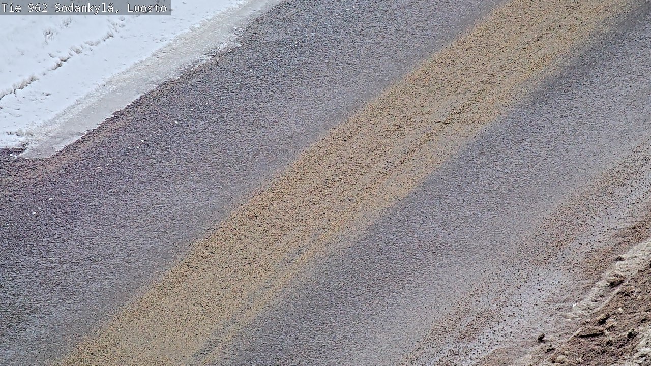 Weather Camera Image Väg 962 Sodankylä, Luosto, Sodankylä, Lappi