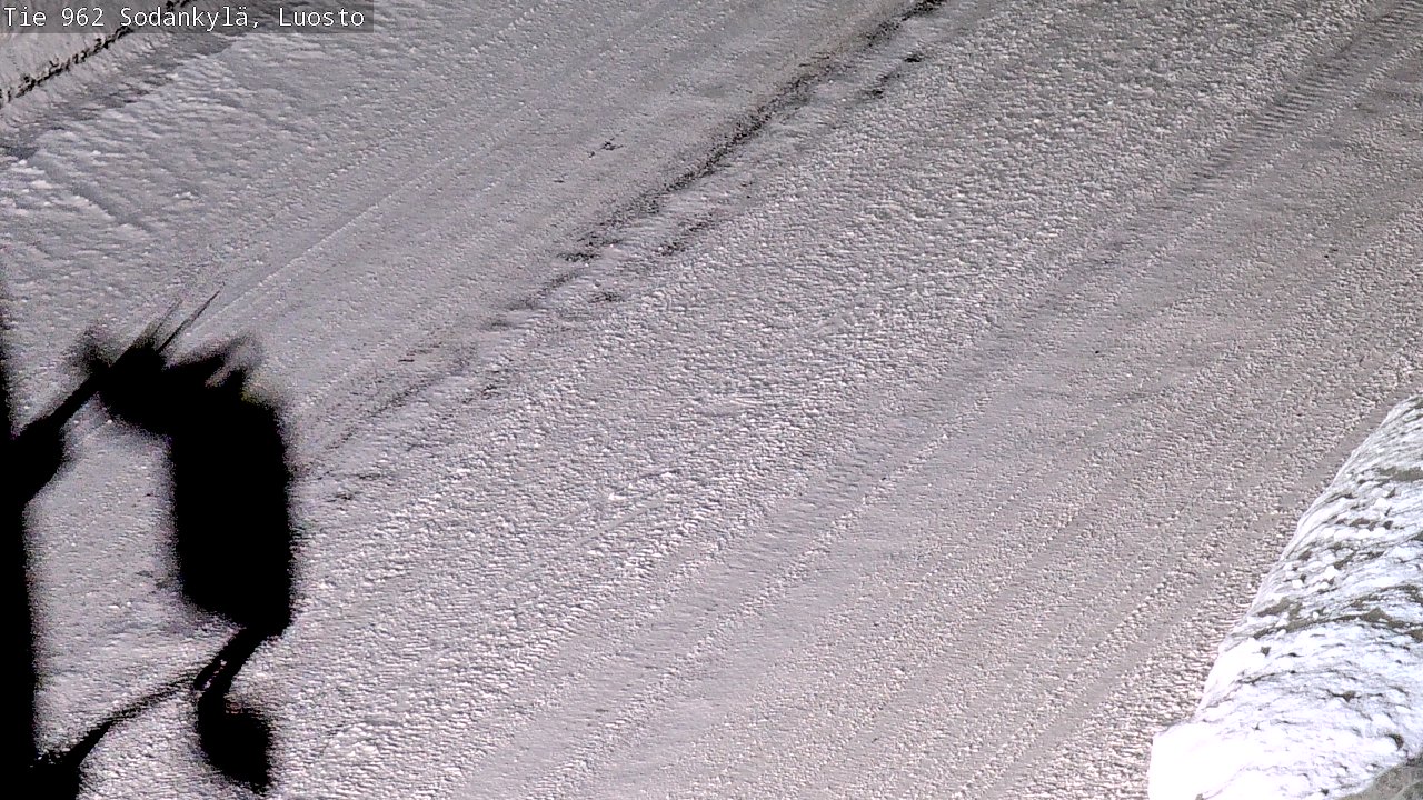Weather Camera Image Väg 962 Sodankylä, Luosto, Sodankylä, Lappi