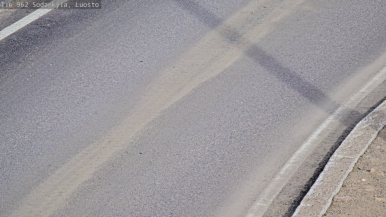 Weather Camera Image Väg 962 Sodankylä, Luosto, Sodankylä, Lappi