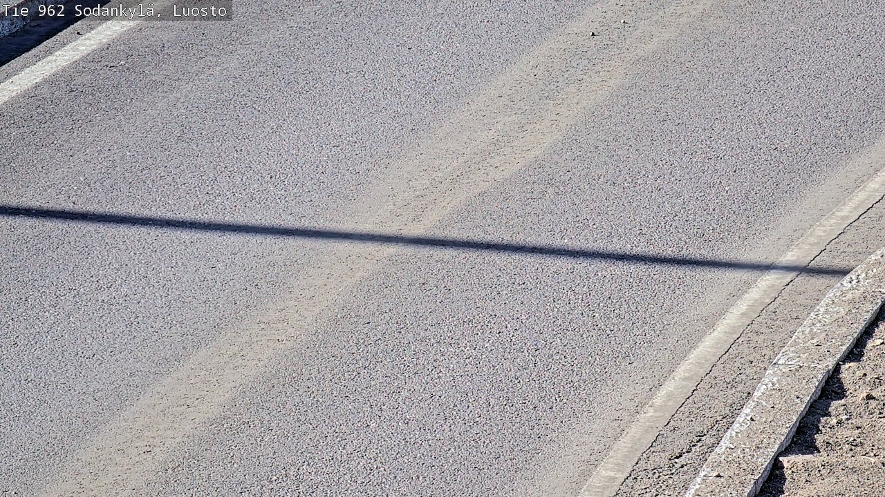 Weather Camera Image Väg 962 Sodankylä, Luosto, Sodankylä, Lappi