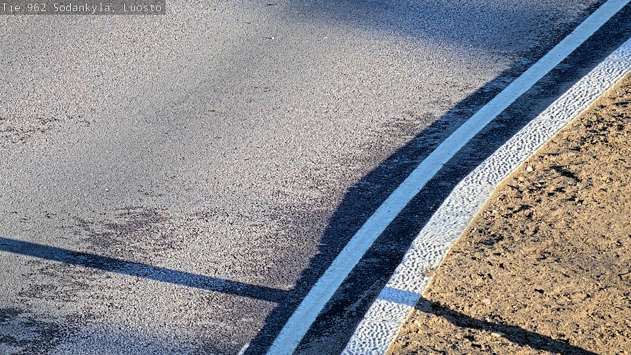 Weather Camera Image Väg 962 Sodankylä, Luosto, Sodankylä, Lappi