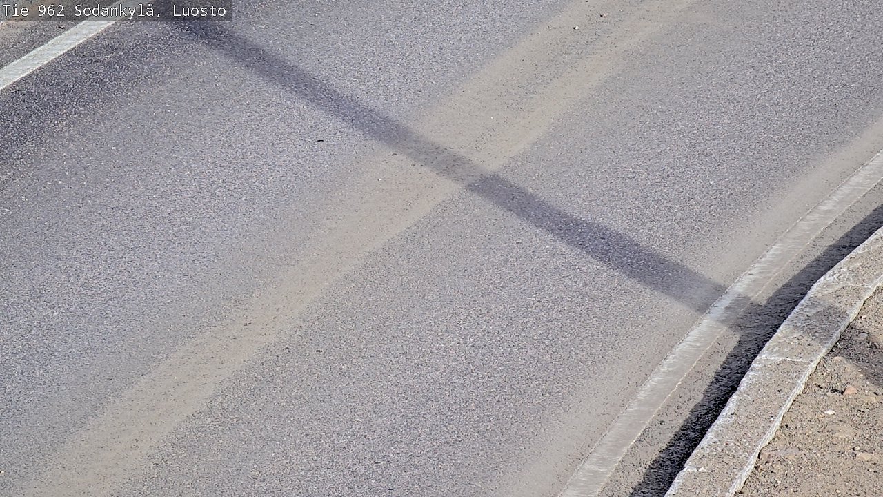 Weather Camera Image Väg 962 Sodankylä, Luosto, Sodankylä, Lappi