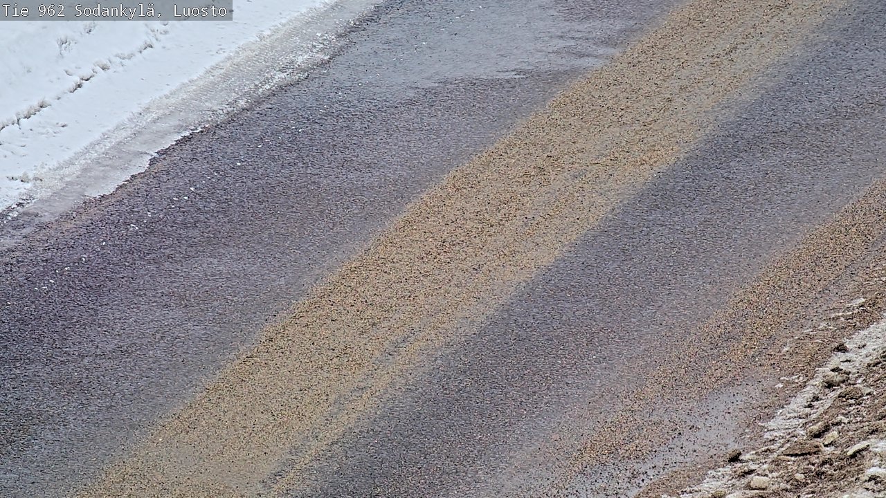 Weather Camera Image Väg 962 Sodankylä, Luosto, Sodankylä, Lappi