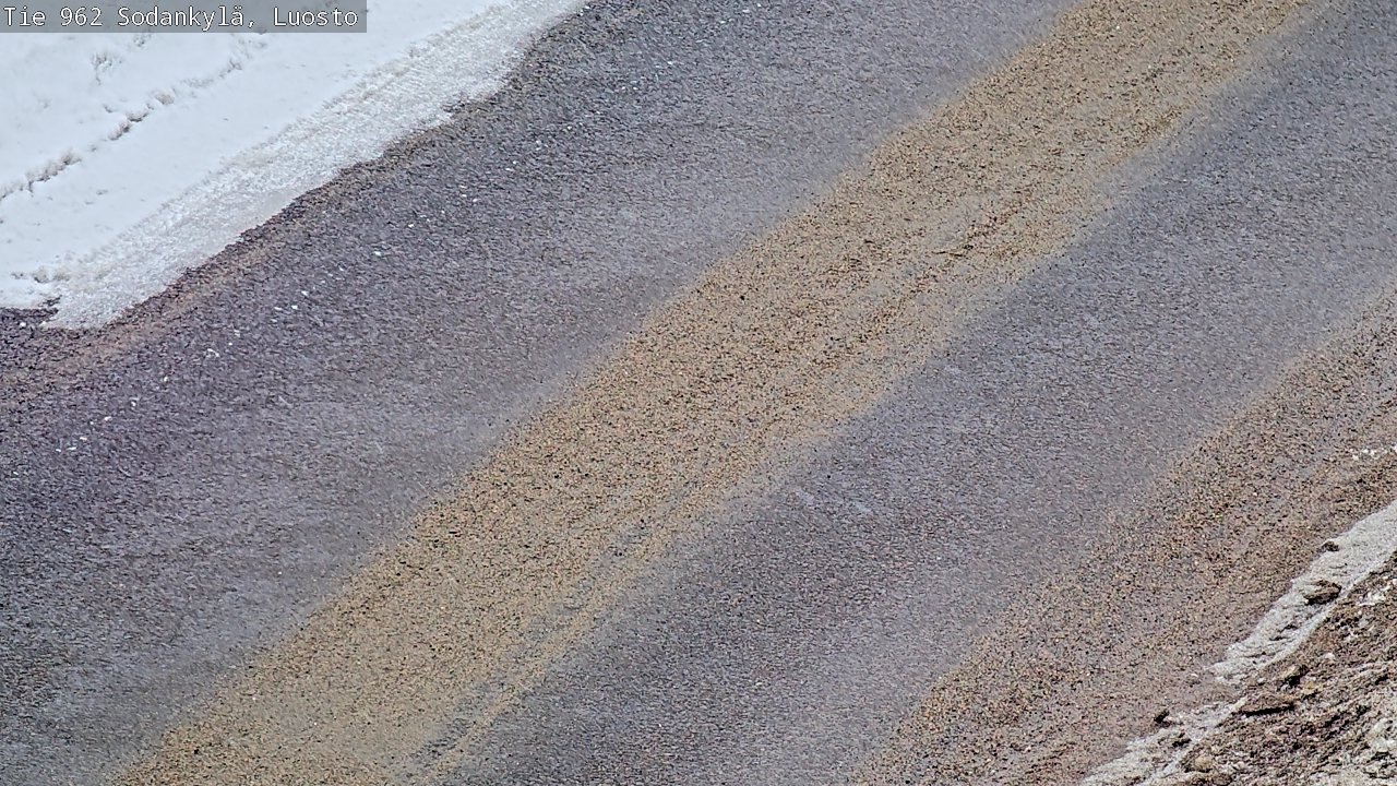 Weather Camera Image Väg 962 Sodankylä, Luosto, Sodankylä, Lappi