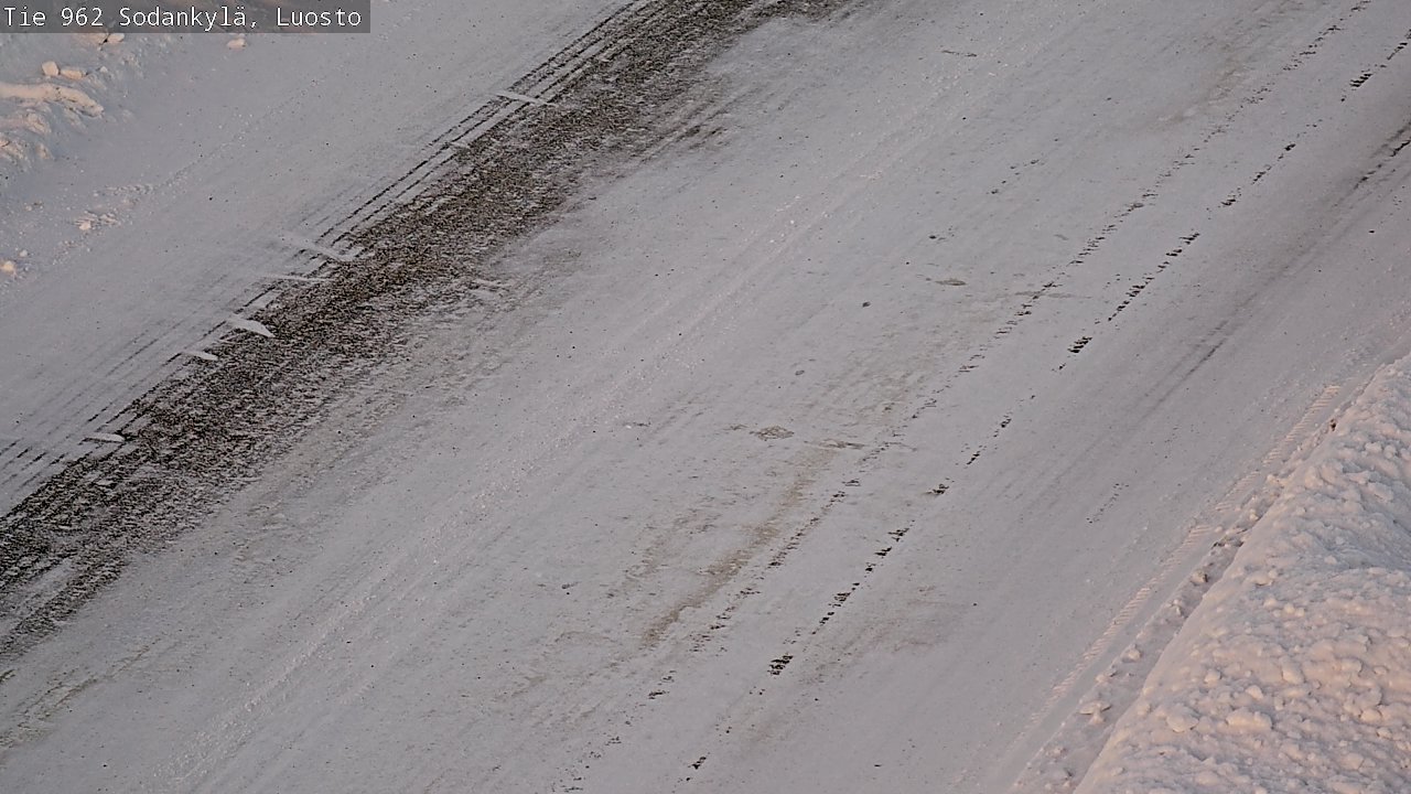 Weather Camera Image Road 962 Sodankylä, Luosto, Sodankylä, Lappi