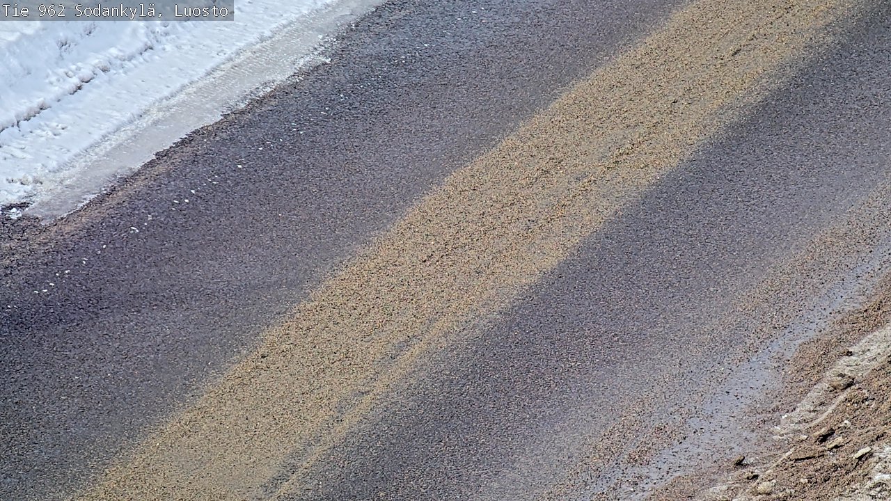 Weather Camera Image Väg 962 Sodankylä, Luosto, Sodankylä, Lappi