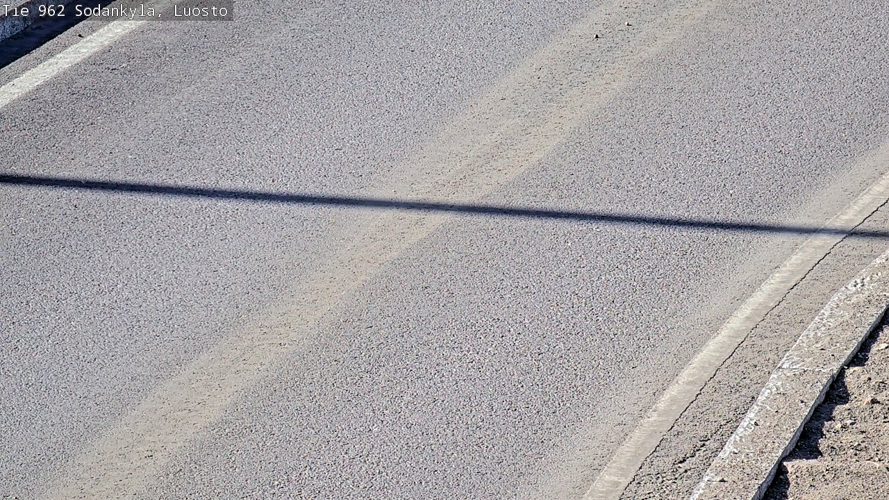 Weather Camera Image Väg 962 Sodankylä, Luosto, Sodankylä, Lappi