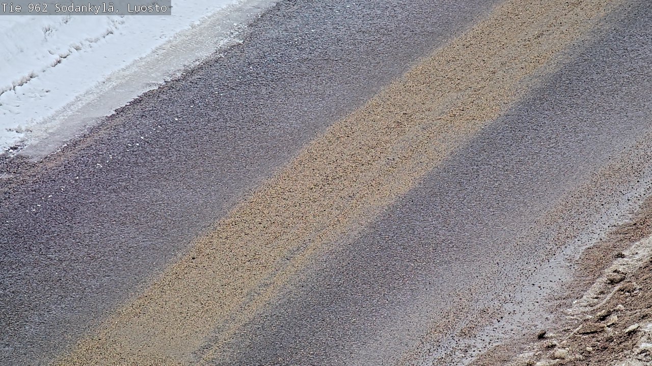 Weather Camera Image Väg 962 Sodankylä, Luosto, Sodankylä, Lappi