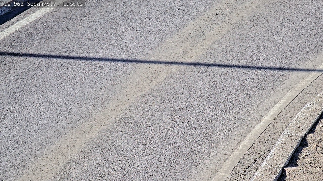 Weather Camera Image Väg 962 Sodankylä, Luosto, Sodankylä, Lappi