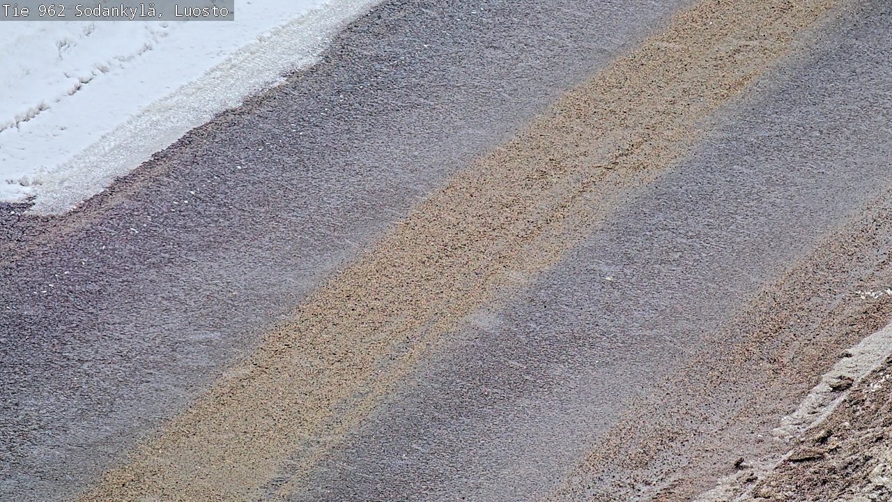 Weather Camera Image Väg 962 Sodankylä, Luosto, Sodankylä, Lappi