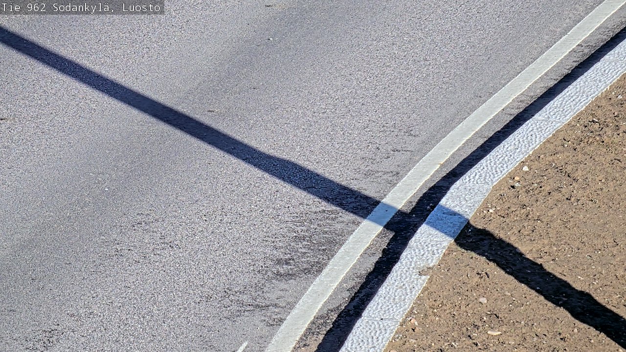 Weather Camera Image Väg 962 Sodankylä, Luosto, Sodankylä, Lappi