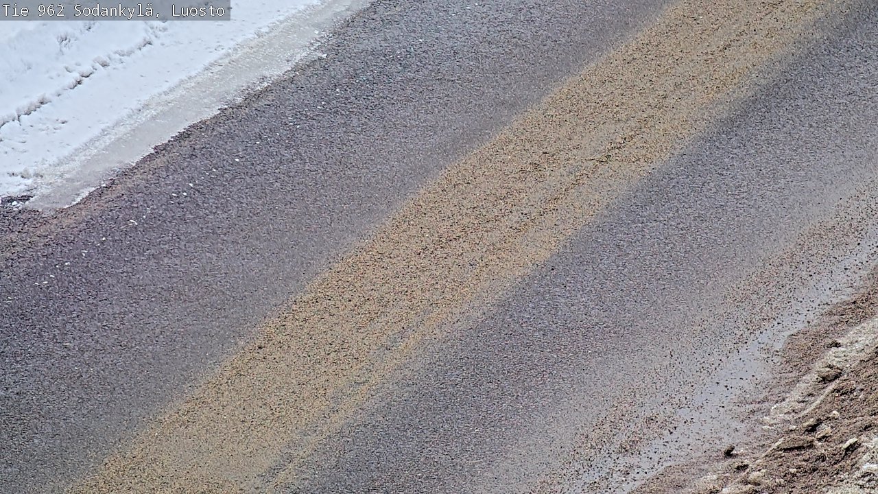 Weather Camera Image Väg 962 Sodankylä, Luosto, Sodankylä, Lappi