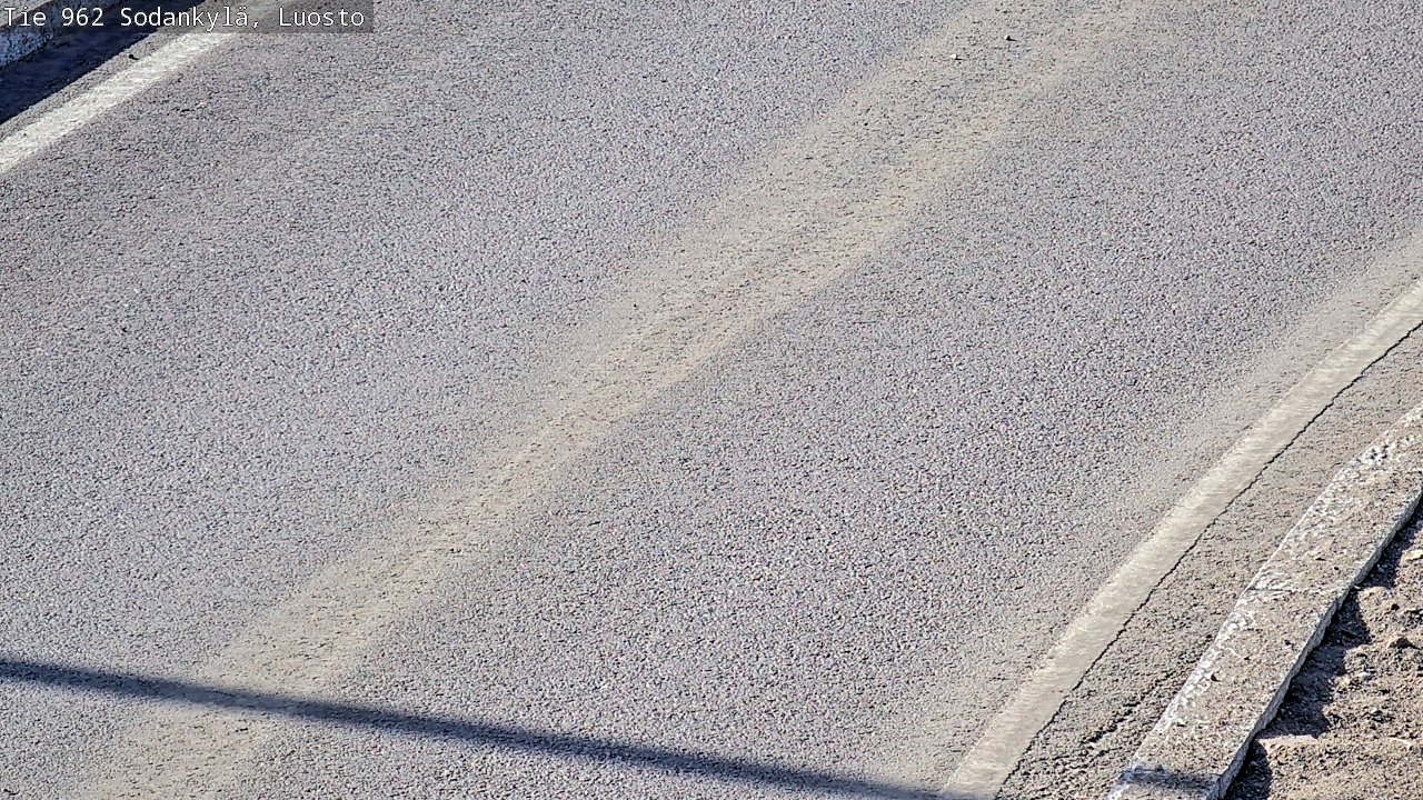 Weather Camera Image Väg 962 Sodankylä, Luosto, Sodankylä, Lappi