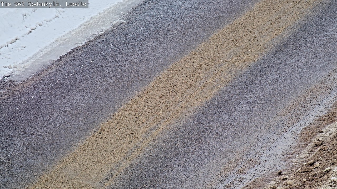 Weather Camera Image Väg 962 Sodankylä, Luosto, Sodankylä, Lappi