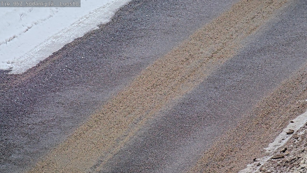 Weather Camera Image Väg 962 Sodankylä, Luosto, Sodankylä, Lappi