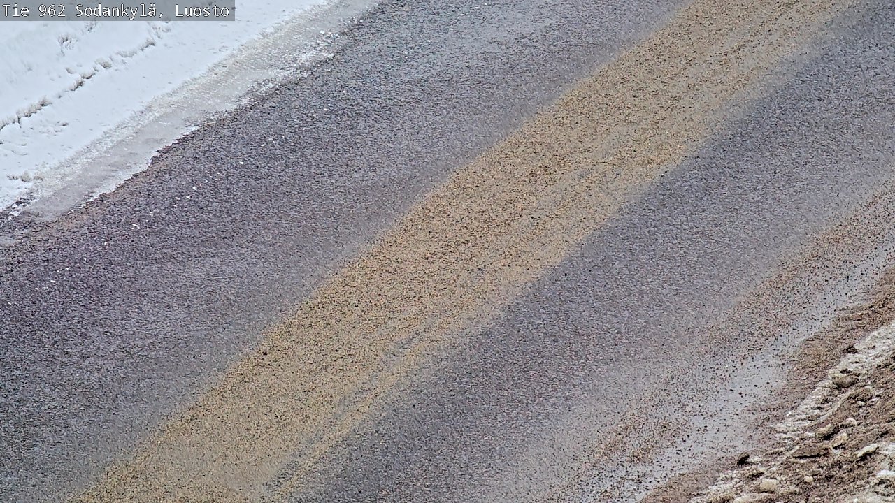 Weather Camera Image Väg 962 Sodankylä, Luosto, Sodankylä, Lappi