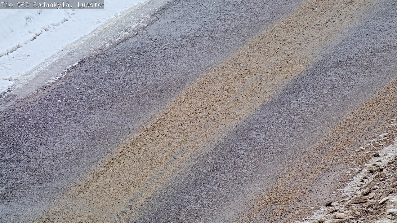 Weather Camera Image Väg 962 Sodankylä, Luosto, Sodankylä, Lappi