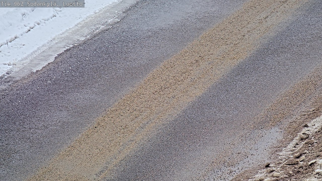 Weather Camera Image Väg 962 Sodankylä, Luosto, Sodankylä, Lappi