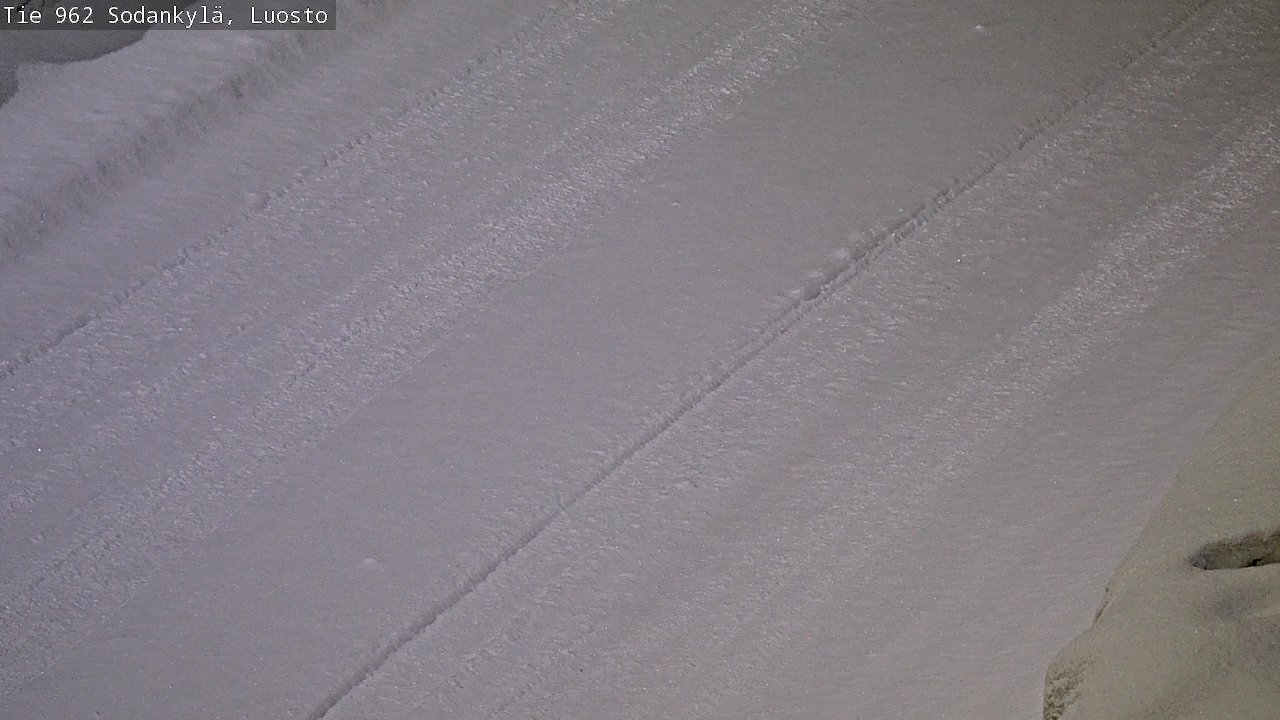Weather Camera Image Väg 962 Sodankylä, Luosto, Sodankylä, Lappi
