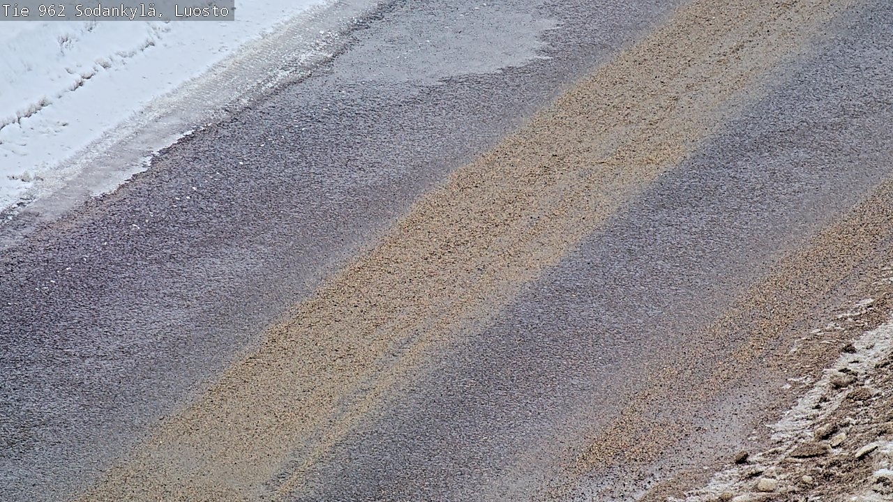 Weather Camera Image Väg 962 Sodankylä, Luosto, Sodankylä, Lappi