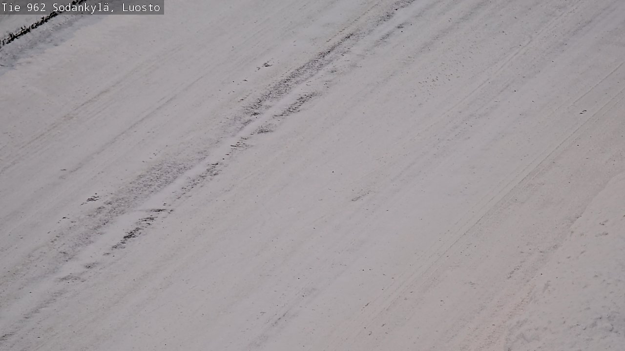 Weather Camera Image Väg 962 Sodankylä, Luosto, Sodankylä, Lappi