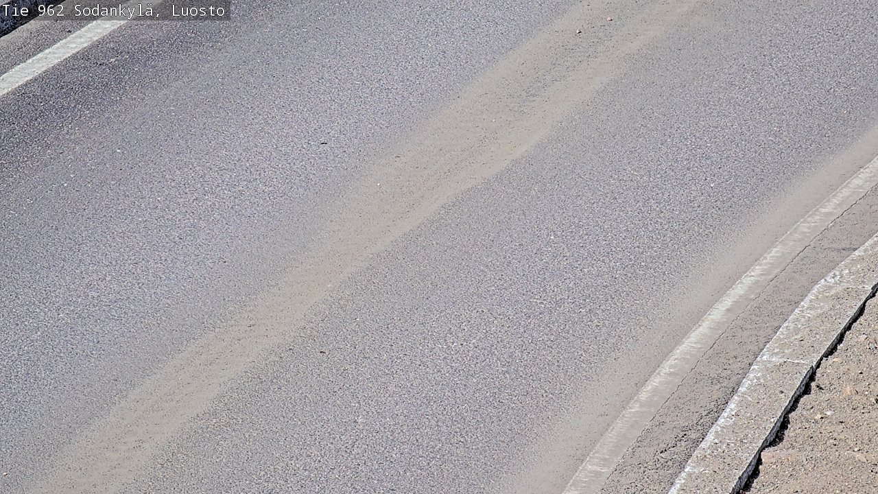 Weather Camera Image Väg 962 Sodankylä, Luosto, Sodankylä, Lappi