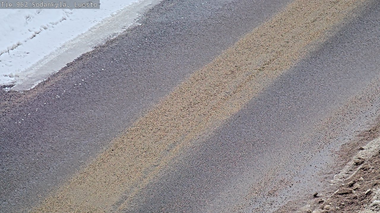 Weather Camera Image Väg 962 Sodankylä, Luosto, Sodankylä, Lappi