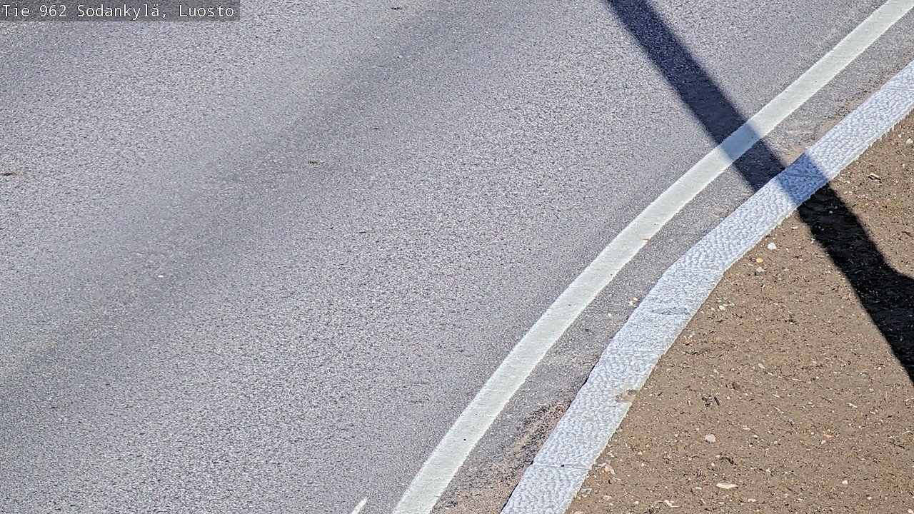 Weather Camera Image Väg 962 Sodankylä, Luosto, Sodankylä, Lappi