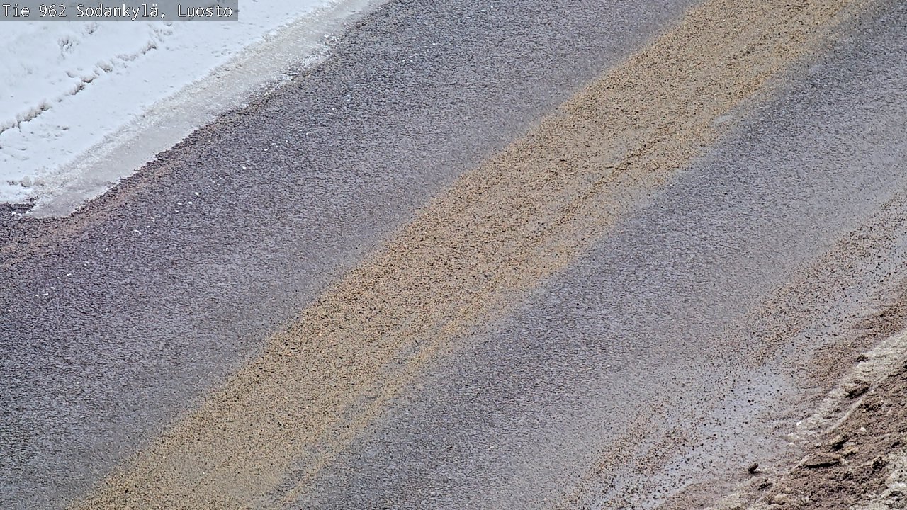 Weather Camera Image Väg 962 Sodankylä, Luosto, Sodankylä, Lappi