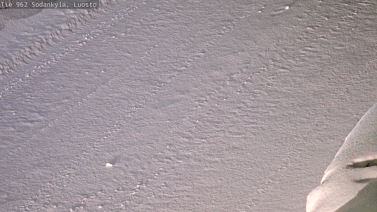 Weather Camera Image Väg 962 Sodankylä, Luosto, Sodankylä, Lappi
